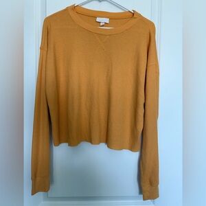Colsie Mustard Knit Top Size M